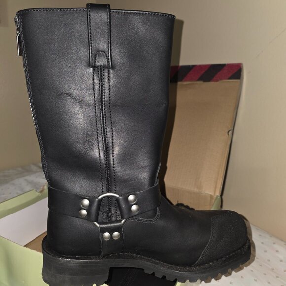 Milwaukee Motorcycle Clothing Co. Men’s Drag Harness Boots – Size 9.5D Brand New - Picture 4 of 6